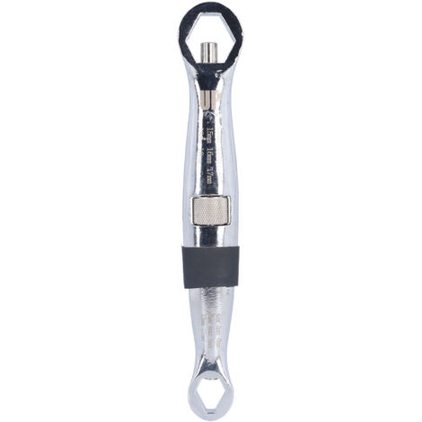 Clé à douilles double extrémité détachable en acier chrome vanadium, haute dureté, forgée pour métrique et impériale (1/5)