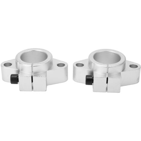 2PCS Bloc Coulissant à Guidage Linéaire avec Rail de Support pour Arbre de 40mm SHF40 (1/5)
