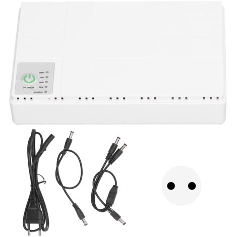 Alimentation sans interruption 5V 9V 12V, sortie USB 2A, mini UPS pour caméra et routeur, prise EU 85‑265V (1/5)