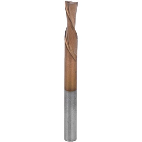 Fraise à bois double tranchant en acier tungstène dur CNC 4x4x12x45L pour coupe précise et durable (1/5)