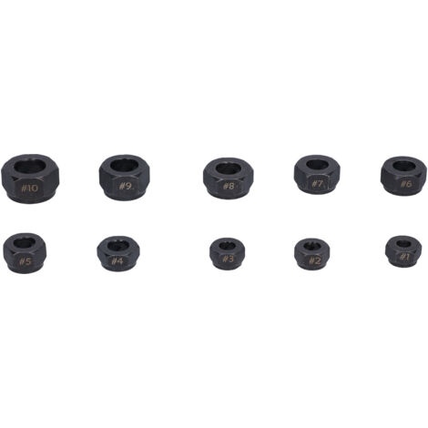 10 Pièces Extracteur d'Écrous Cassés Hexagonaux Outil de Démontage Accessoires Industriels pour Réparation (1/5)