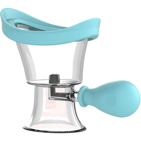 Tasse de lavage oculaire en silicone, outil de nettoyage ergonomique à pression manuelle bleu (1/5)