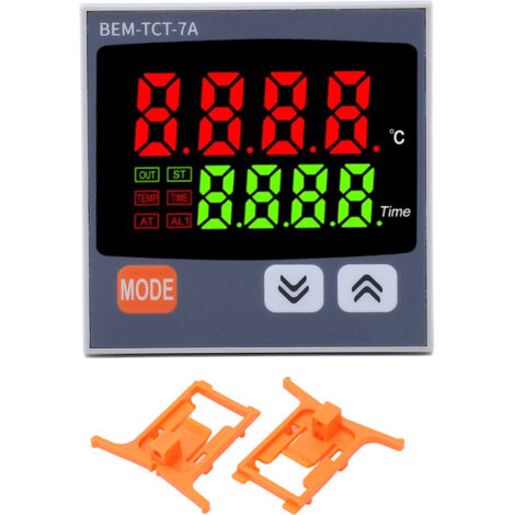 Thermostat Numérique avec Affichage Température Type K pour Machine à Presser Chaleur 100‑240V (1/5)