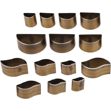 14 Pièces Matrice Découpe Cuir Acier Carbone, 7 Tailles Différentes, Outil DIY pour Artisanat du Cuir, Utilisation Simple (1/5)