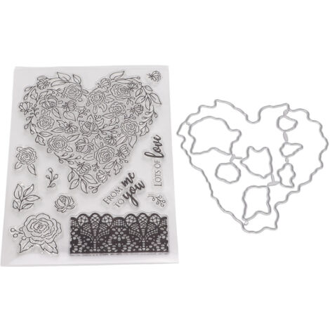 Tampon Transparent DIY - Album Manuel Créatif pour Scrapbooking et Journaling (1/5)