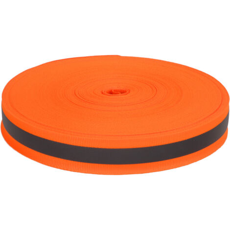 Ruban Fluorescent Réfléchissant Souple et Durable pour Sécurité Nocturne Améliorée - Orange Fluorescent (1/5)