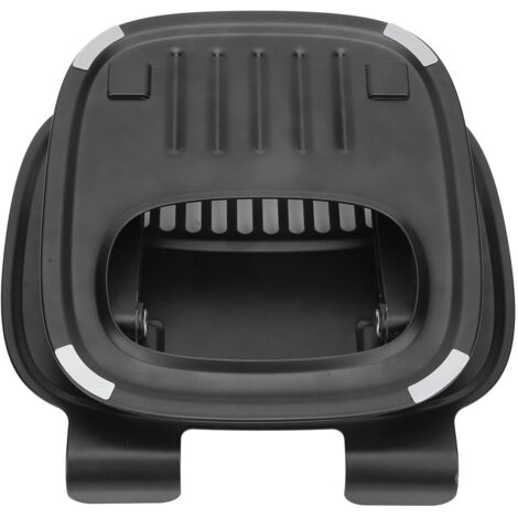 Support d'ordinateur portable en alliage d'aluminium noir, pliable et réglable en hauteur, design aéré pour PC de 10 à 16 pouces (1/5)