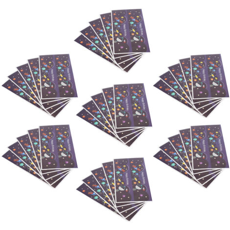 50 Autocollants Cosmiques – Thème Planète, 4-7 Cm, Imperméable, Pour Décoration Et Personnalisation