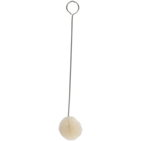 50 pièces Boules de Laine Applicateur pour Teinture Cuir DIY avec Manche Métallique (1/5)