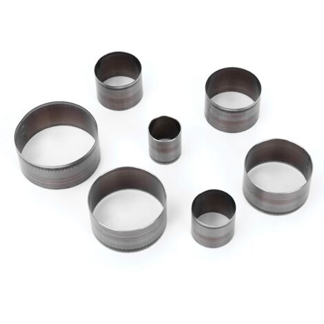 Kit de 7 emporte-pièces circulaires pour travail du cuir, poinçons professionnels (1/5)