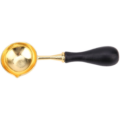 Cuillère à Cire à Cacheter, Réchaud pour Sceaux, Poêle à Fondre Cire (Cuillère en Cuivre)