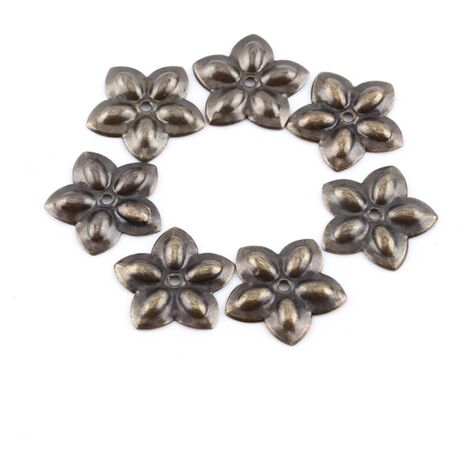 100 clous décoratifs vintage en bronze pour meubles, canapé, porte et chaussures, 100 pièces, tête métallique ornée (1/5)