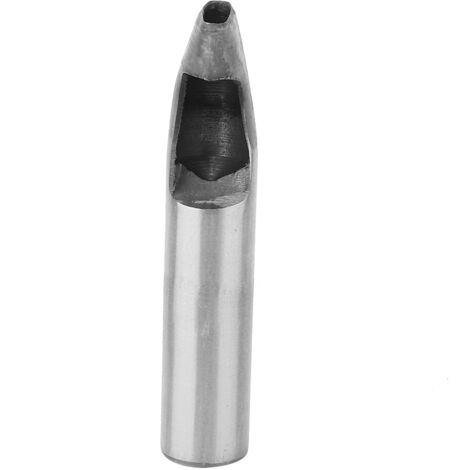 Poinçon à main 4mm pour cuir, forme ovale, outil de maroquinerie DIY, pour ceintures et accessoires, 25mm (1/5)