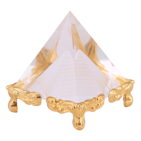 Pyramide de Cristal d'Égypte - Décoration Feng Shui et Artisanat Énergétique pour la Maison (1/5)