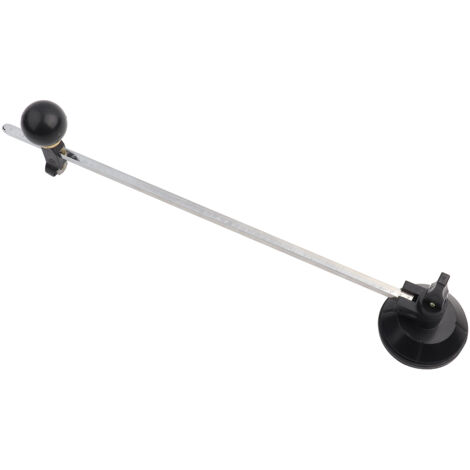 Coupe-verre circulaire 6 roues avec ventouse pour découpe précise de cercles (1/5)
