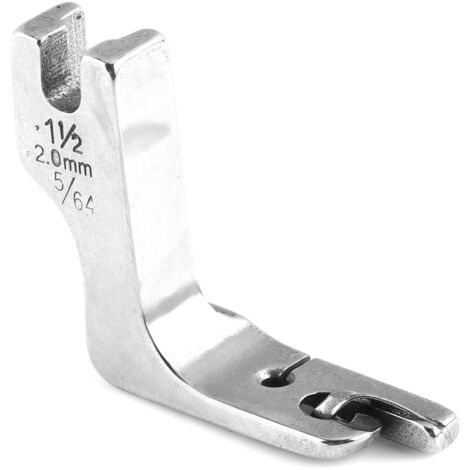 Machine à coudre industrielle universelle à aiguille unique avec pied presseur ourlet roulé (2.0MM) pour lit épais (1/3)