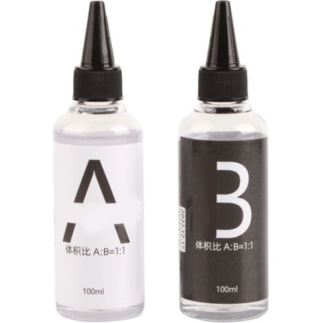 Colle Époxy Cristal Ultra-Transparente pour Artisanat (200g, Ratio 1:1) (1/5)