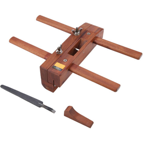 Rabot à Main en Palissandre avec Double Poignée pour Travail du Bois et Menuiserie DIY (1/5)