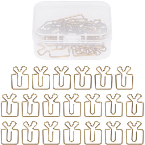 Attaches en fer résistantes à la rouille, légères et durables, processus de placage anti-corrosion, pratiques et esthétiques pour bureau. (1/5)