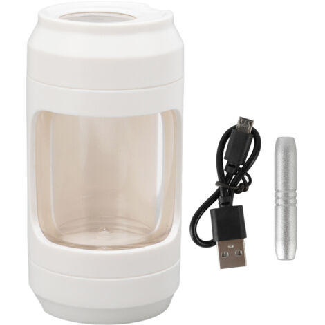 Broyeur d'Herbes Multifonctionnel avec Lumière LED, Résistant aux Odeurs et Rechargeable par USB, Boîte de Stockage pour Épices (1/5)