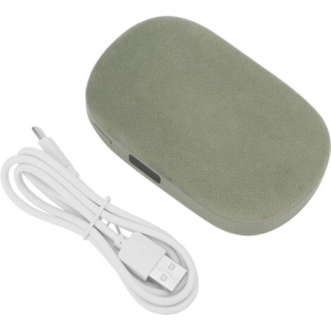 Chauffe-mains Power Bank 10000mAh - Rechargeable Rapide, Affichage Numérique, Portable Vert - 2 en 1 (1/5)