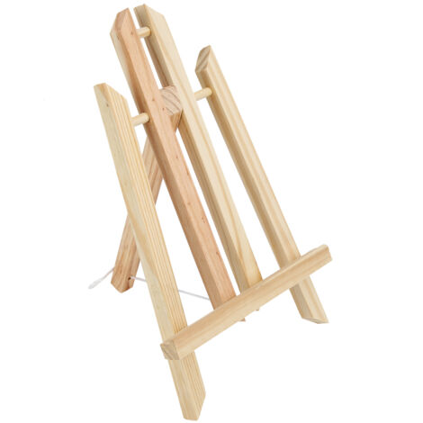 Chevalet de Table en Hêtre Pliant pour Peinture et Dessin (29cm) (1/5)