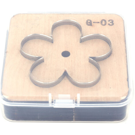 Matrice de Découpe en Cuir, Poinçon et Emporte-Pièce pour Travail du Cuir DIY Outil Artisanal (G-03) (1/5)