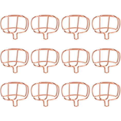 12 Pièces Porte-documents en Forme de Valise Métallique pour Bureau Scolaire Fournitures de Papeterie (1/5)