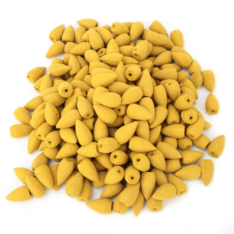 Cônes d'encens à contre-courant 250g/500g, Santal naturel pour yoga et salon de thé, Encens tour de reflux (14) (1/5)