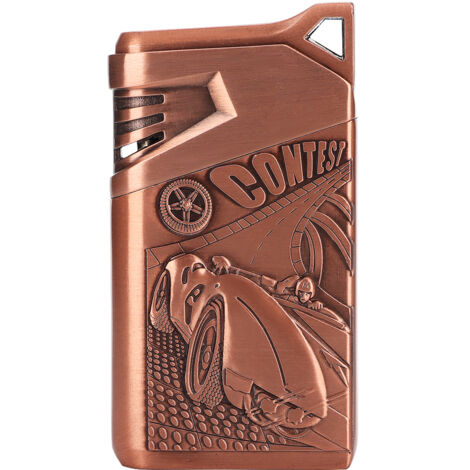 Allume-cigare électrique sans flamme double arc résistant au vent (couleur bronze violet) (1/5)