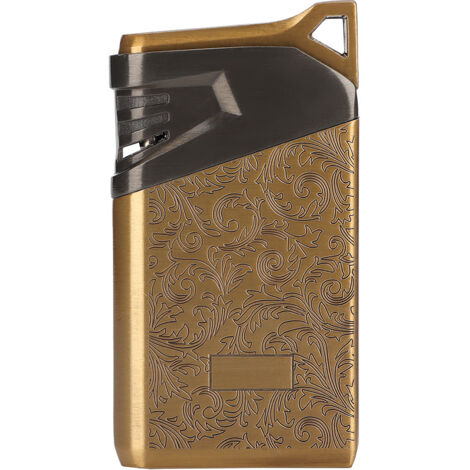 Briquet électrique à double arc sans flamme, résistant au vent pour collectionneurs (Bronze) (1/5)