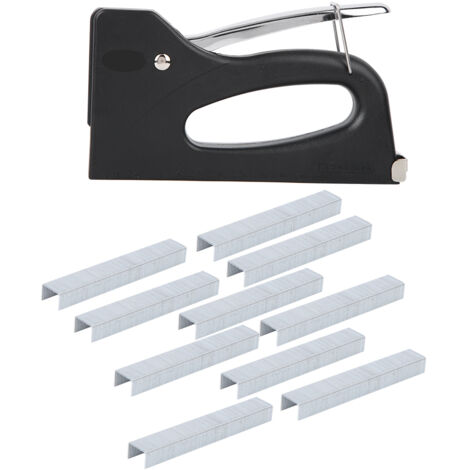 Pistolet à agrafes manuel en plastique ABS pour cadres photo en bois avec verrou de sécurité (1/5)