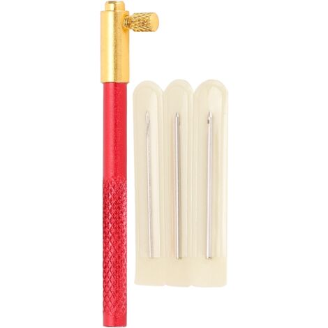 Ensemble d'Outils de Broderie Française avec Perles - Aiguille en Alliage d'Aluminium pour DIY et Couture