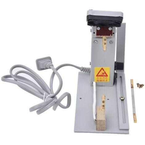 Machine à Découper Ruban et Dentelle Thermique, Fonctions Multiples, Réglable, Manuel, Fiche CN 220V (1/5)