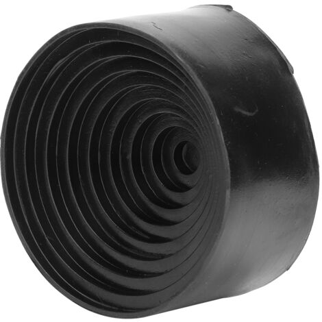 Support de fiole de laboratoire en caoutchouc noir, diamètre 90 mm (3.54 pouces) pour base ronde (1/5)