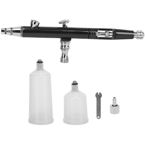 Pistolet à Peinture Pneumatique AR131 - Aérographe Professionnel pour Art et DIY - Noir (1/5)