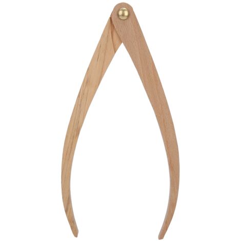 Étrier en Bois pour Mesure de Distance et Positionnement - Outil de Poterie pour Céramique - Règle en Bois 10 Pouces (1/5)