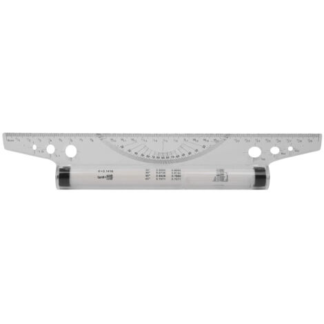 Règle parallèle de dessin technique 30 cm pour architecture et art, outil de mesure d'angle précis (1/5)