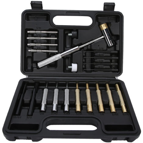 21 pièces jeu de poinçons ronds pour installation mécanique et maintenance - Coffret d'outils (1/5)