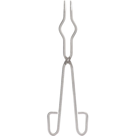 Pinces à creuset 40cm en acier inoxydable pour laboratoire, pinces de serrage pour bécher et équipements scientifiques. (1/5)