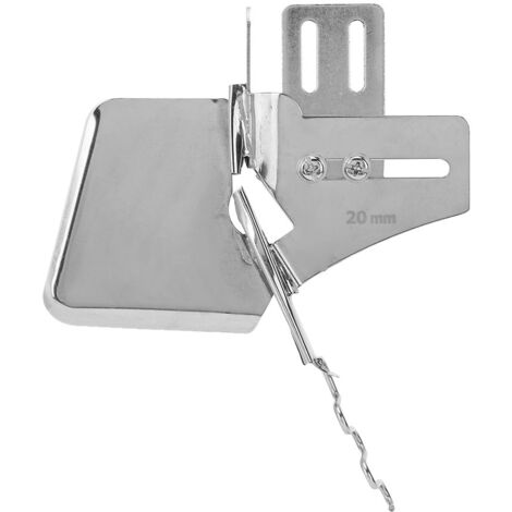 Plieuse à ourlet élastique 20mm pour machine à coudre, pli simple ou double, accessoire de couture (1/5)