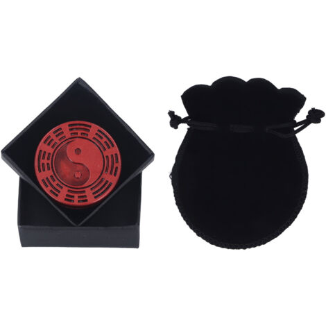 Jouet Sensoriel en Métal pour Adultes - Anti-Stress Portable pour Anxiété et TDAH - Dispositif Haptique de Glissement Rouge (1/5)