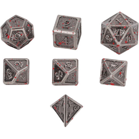 Lot De 50 Dés Polyédriques Transparents Rouges – 1,7 Cm, Chiffres Blancs – Jeux De Société, Fêtes, Classe