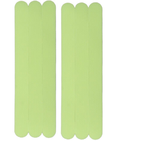 Ruban phosphorescent antidérapant pour escaliers, piscine et salle de bain - 6 bandes vert lumineux adhésives (1/5)