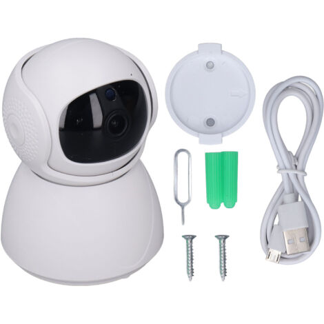 Caméra de Surveillance WiFi 360° HD Vision Nocturne Détection de Mouvement Interphone pour Bébé Animal de Compagnie (1/5)