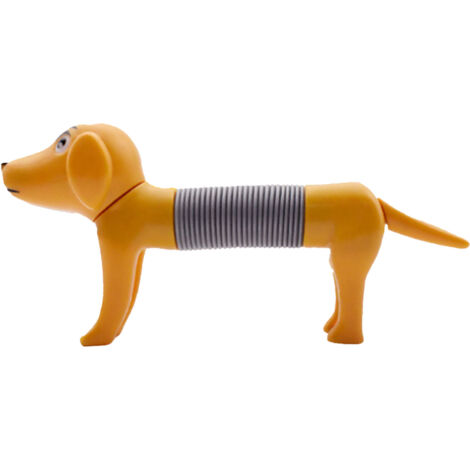 Tubes Sensoriels pour Chiens, Jouets d'Anxiété pour Enfants avec Forme Changeante, Développement des Compétences Motrices, Gris (1/5)