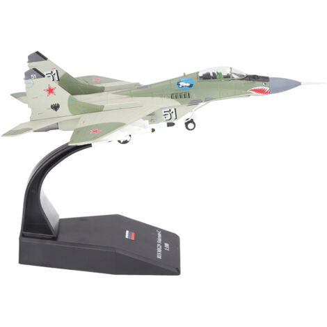 Predolo Hélicoptère De Chasse Modèle 1:100 En Alliage - Figurine Maquette Avec Support D'Affichage - Décoration De Bureau Ou Étagère - Idéal Collectionneur