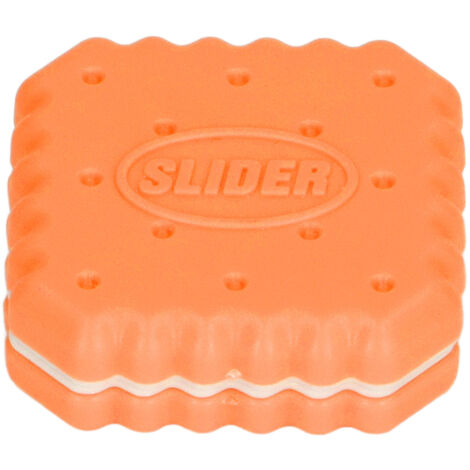 Jouet Glissant Magnétique en Forme de Biscuit Orange - Anti-Stress pour Doigts (1/5)