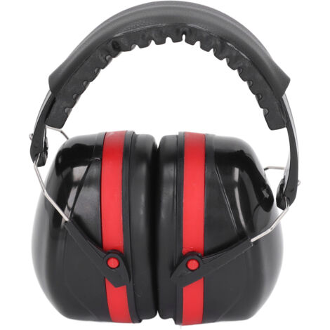 Casque Anti-Bruit Bébé 360° Rotatif et Réglable, Protection Auditive pour Avion en Rouge et Noir (1/5)