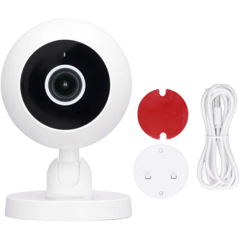 Caméra de Surveillance WiFi Extérieure 360° avec Vision Nocturne Infrarouge, Détection de Mouvement et Vidéo 1080P (1/5)